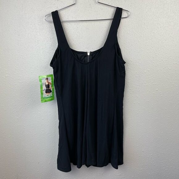 NWT Pacific Connections Black Swim Suit Size 20W - Picture 1 of 6